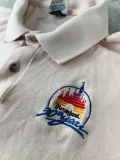 Vintage 1985 Disneyland 30th Year Anniversary Polo T Shirt Adult Small US MADE