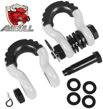 AMBULL Shackles 3/4 Inch D Ring Shackle 2 Pack 41850lb Break Strength