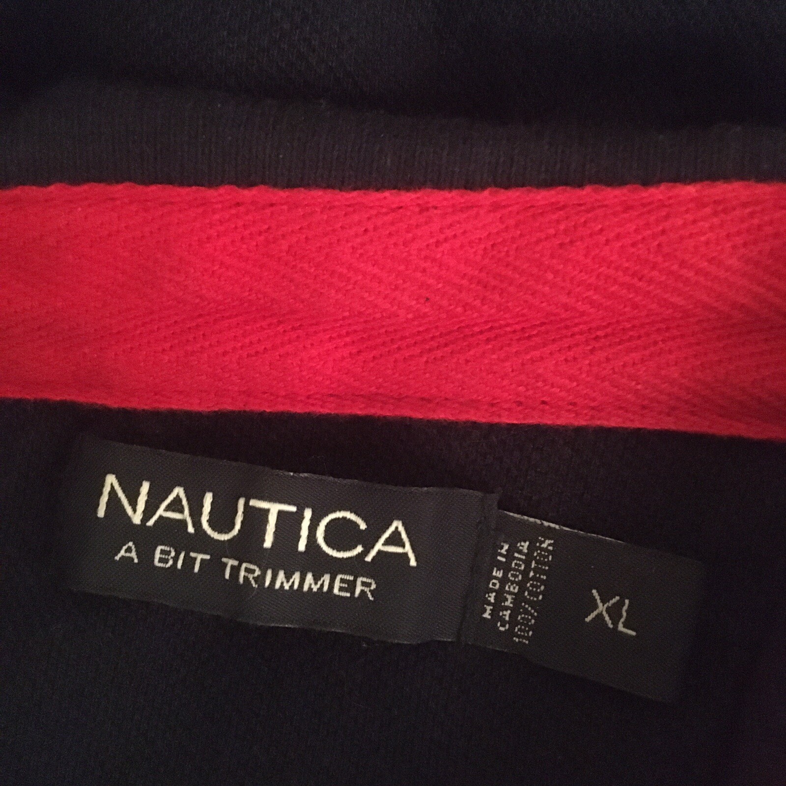 Nautica A Bit Trimmer Mens Polo Shirt 