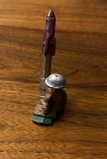 Vtg Barclay / Manoil Lead Toy 88 Soldier W/ Rocket Launcher Slush Grenade