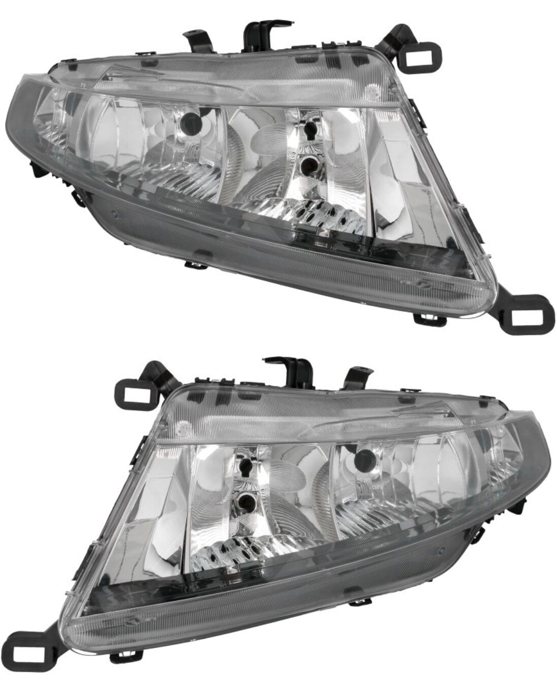 Phare avant réglage électrique avec moteur intégré pour Honda Civic VIII HB optiques H1 H7