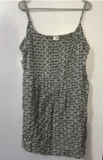Women’s Old Navy Black White Floral Sleeveless Dress