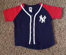 VINTAGE NEW YORK YANKEES # 13 RODRIGUES MLB  JERSEY BY MIGHTY MAC  YOUTH   ( 5 )