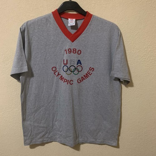 Vintage 80s Levis USA Olympic Games tshirt Size XL