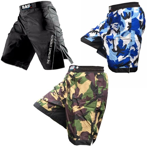 Rad MUAY THAI Boxe Pantaloncini MMA Kick Fight Grappling UFC Gabbia  Combattente Pantaloncini Uomo | eBay