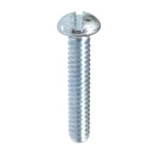 Stainless Steel Slotted Round Head Screws #8 x 3/4" Qty 50 | Corrosion-Resistant