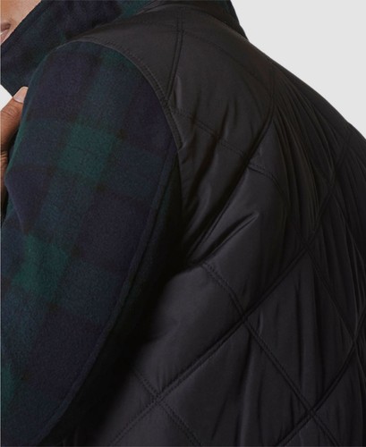 $275 Marc New York Men's Green Gosper Plaid Diamond Quilted Shirt Jacket Size M - Picture 4 of 4
