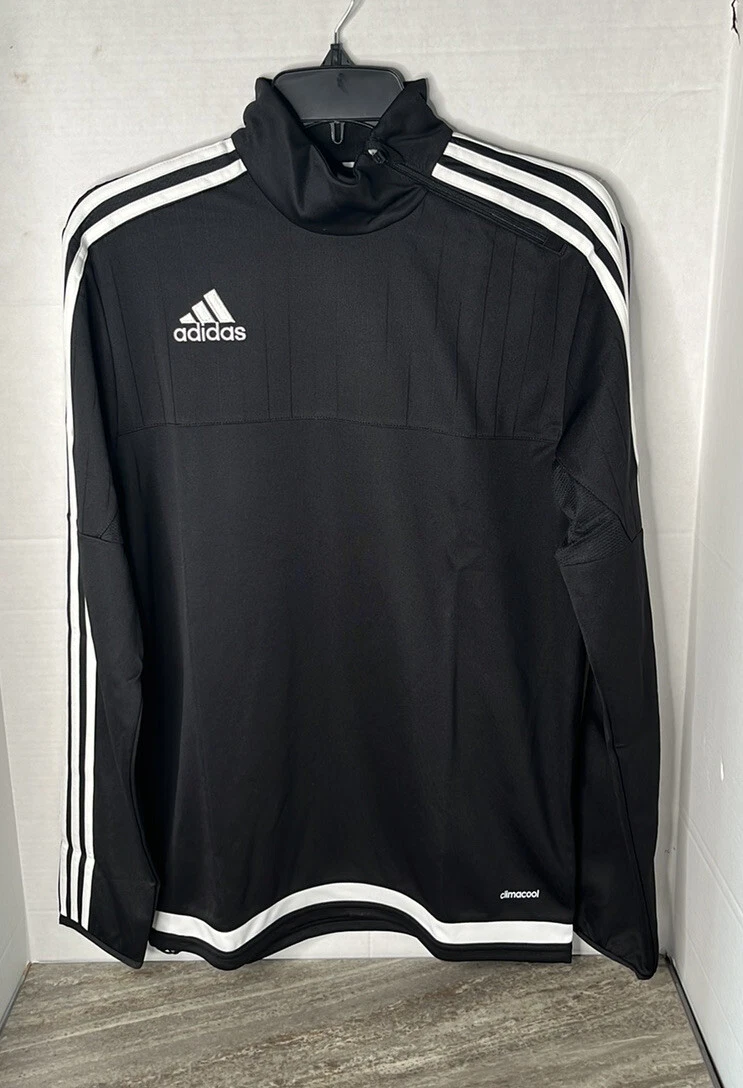 Adidas 15 Sz SM Black Climacool Training Top Side Zip Jacket Men&#039;s NWT | eBay