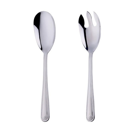 2Pcs Large Service Spoon Kit Stainless Steel Cutlery Set For Kitchen Tool - Picture 13 of 19
