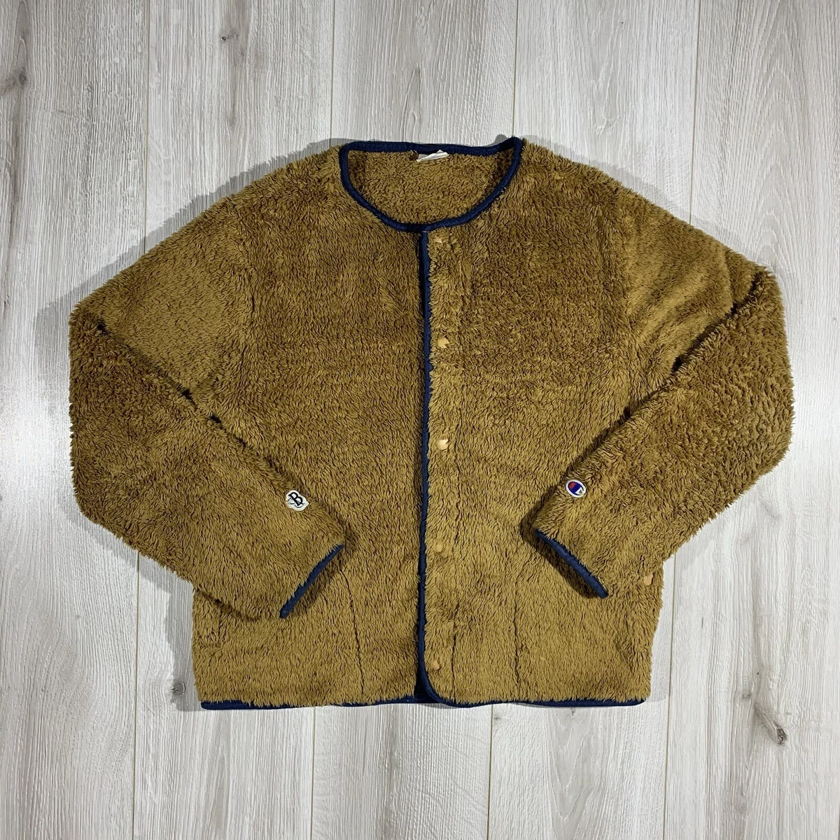 Champion × BEAMS BOY Boa Snap Jacket Bomber ONE SIZE | eBay