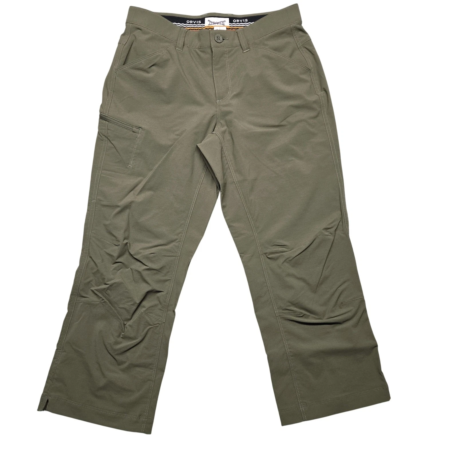 Orvis Pants Womens 4 Green Cargo Crop Capri Stretch Travel Outdoor Hiking
Opens in a new window or t