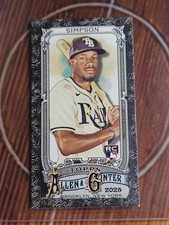 2025 Topps Allen & Ginter- Chandler Simpson Rookie Card #297 MINI Black Boarder