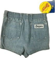 NWT- Braggers Australian Made Denim Kids 1980's Shorts- Size 6