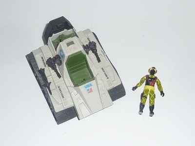 Vintage G.I. Joe Sgt. Slaughter Triple T Tank + Python Copperhead Figur