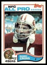 1982 Topps Randy Cross San Francisco 49ers #481 AP