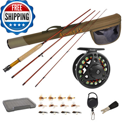 Aventik Extreme Fly Fishing Combo Kit 0/1/2/3/4/5/6 Weight Starter Fly Fishing