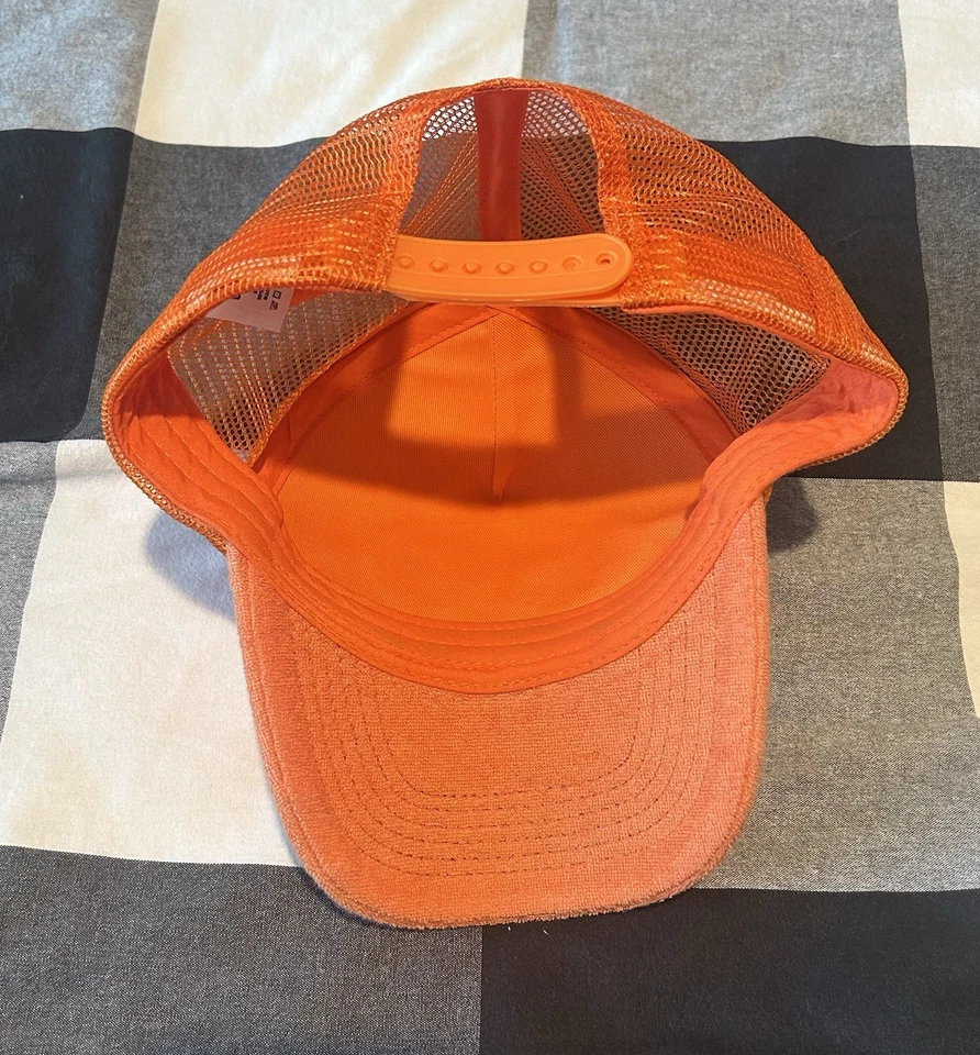 Boys Lie Pink And Orange Mesh Terry Trucker Hat - Image 2 of 3
