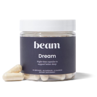 Beam Dream Sleep Capsules Sleep Supplement Sleep Aids for Adults Contains Mag...