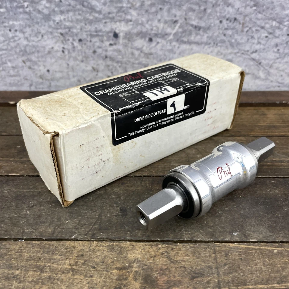 Phil Wood Crankbearing Cartridge Bottom Bracket 68mm 119mm NOS New Square Taper - Image 2 of 4