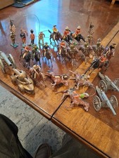 Britains  179 Set American Cowboys PARIS OFFICE Set of 25 Pieces