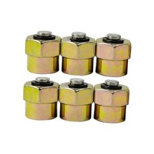 6PCS 14mm Fuel Injector Block-Off Tool M14x1.5 Cap 9011 EN-47589-1 6x M14 Cap