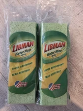 Set of 2 Genuine Libman Gator Mop Refill Sponge 