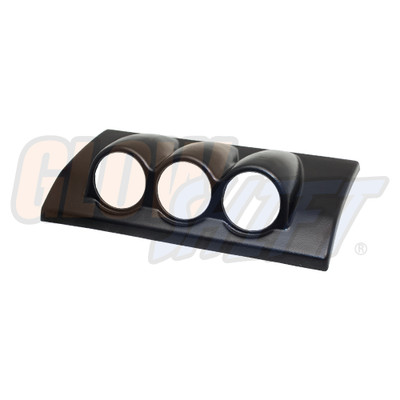 GlowShift Black Triple Dash Gauge Pod Fits 2003-2008 Mazda 6 6Speed 52mm