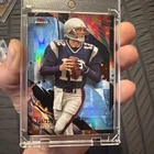 2024 Topps Finest - Uncommon Tom Brady #135 Sky Blue Refractor /250