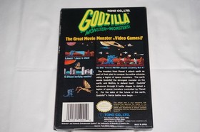 Godzilla Monster Of Monsters (Nintendo NES) Completo en Caja CIB