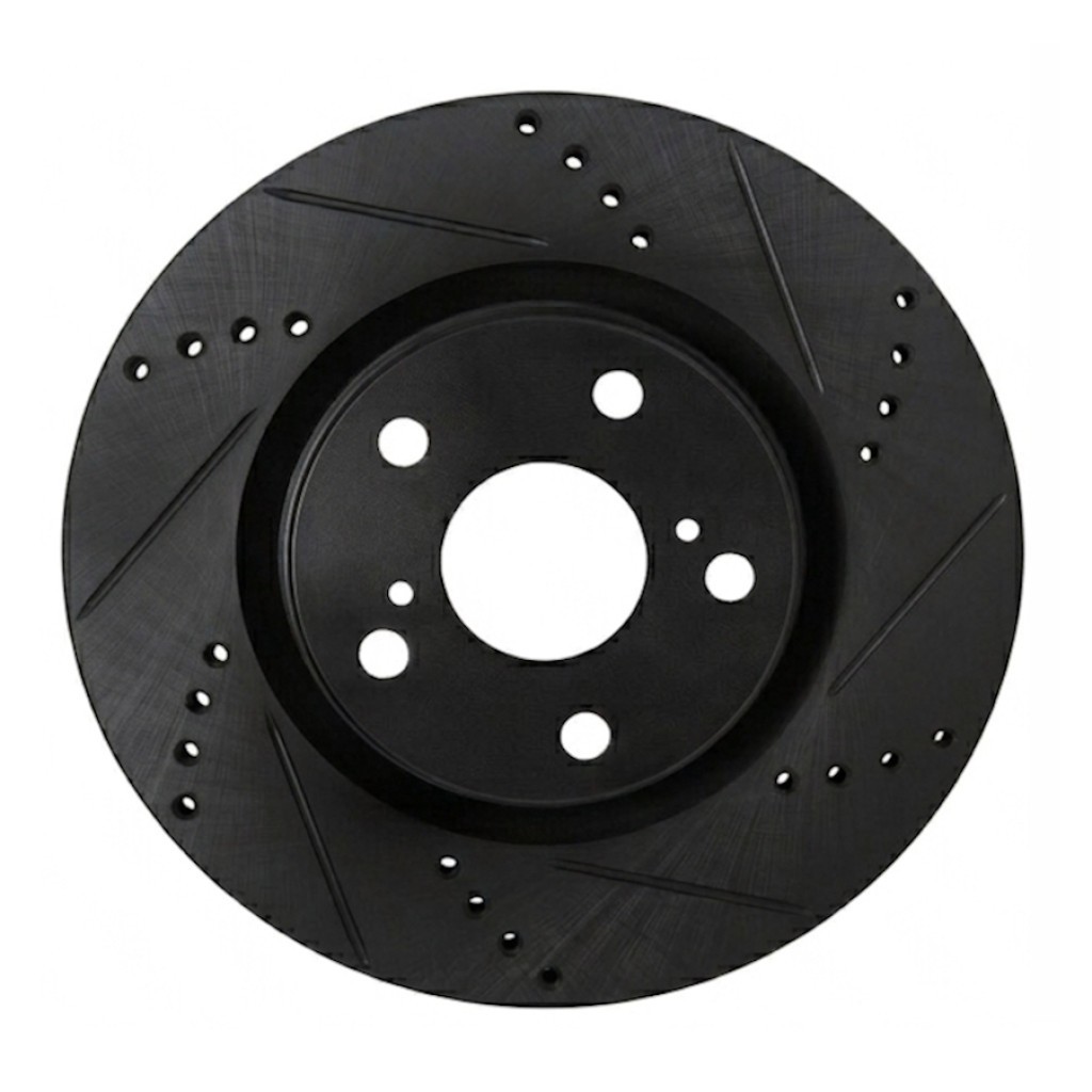 For Maserati Ghibli 2014-2016 Rotor Set Rear | Drilled and Slotted Rotor Style