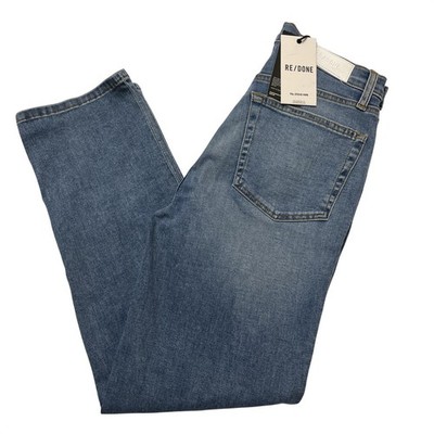ReDone 70s Stovepipe Jeans Womens 28 High Rise Faded Blue Denim Casual Modern