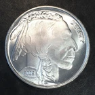 1oz Silver Bullion 2009 Buffalo / Indian SUPER FROSTY WE COMBINE SHIPPING #2009