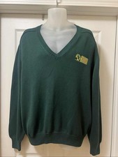 LL Bean Mens Green V-Neck Sweater Automotive Recyclers Association XL
