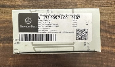 A1729057100 9107 OEM Black Switch Block - Mercedes-Benz.