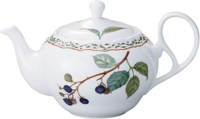Noritake Teekanne (mit Teesieb) 600cc Obstgarten Garten Mikrowellengeeignet...