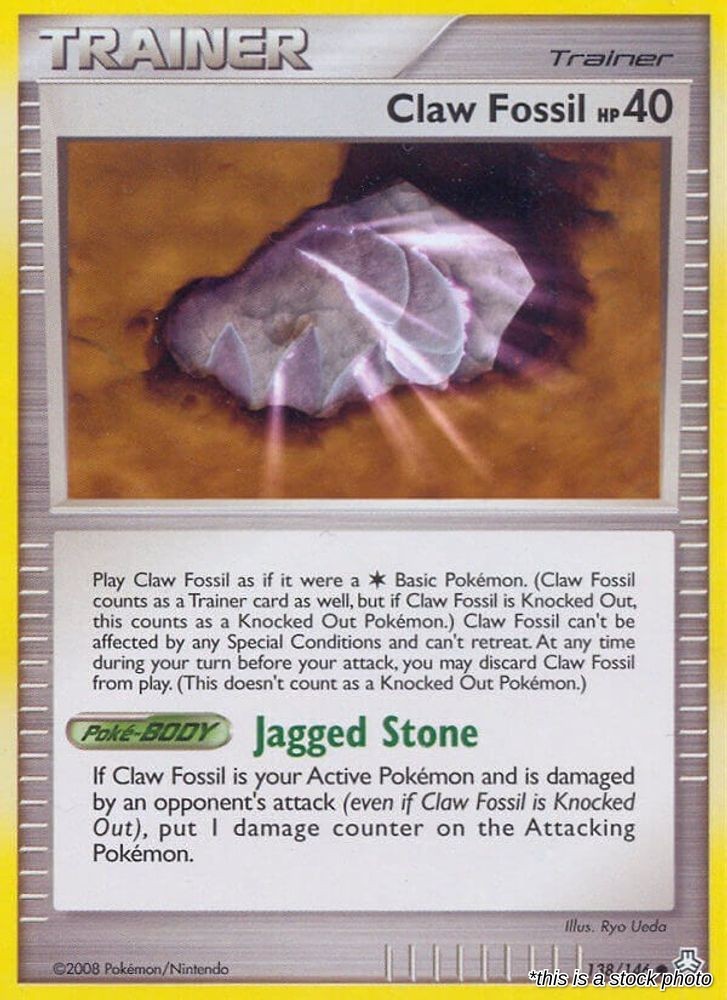 Claw Fossil Legends Awakened 138/146 LP Pokemon