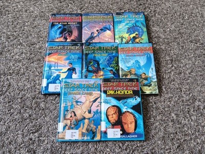 Star Trek Deep Space Nine Book Lot Books Sci-Fi Fiction Kids YA 1 3 4 5 5 7 10 