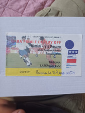 BIGLIETTO CALCIO RIMINI VIS PESARO FINALE PLAY OFF 2000