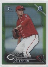 2016 Bowman Draft Chrome Picks Green Refractor 52/99 Nick Hanson #BDC-54 z6b