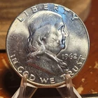 Choice Unc 1962 90% Silver Franklin Half Dollar BU
