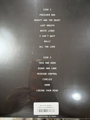 KANYE WEST YE BULLY SIGNED VINYL LP LIMITED Black - In hand