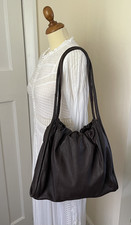 Leather Culture Large Tote Shopper Shoulder Brown Leather Handbag Slouch Bag