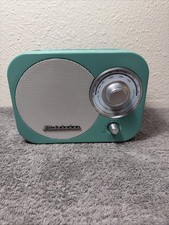 Studebaker SB2000 Retro Portable AM/FM Radio Teal Vintage AC/DC Power - Tested 