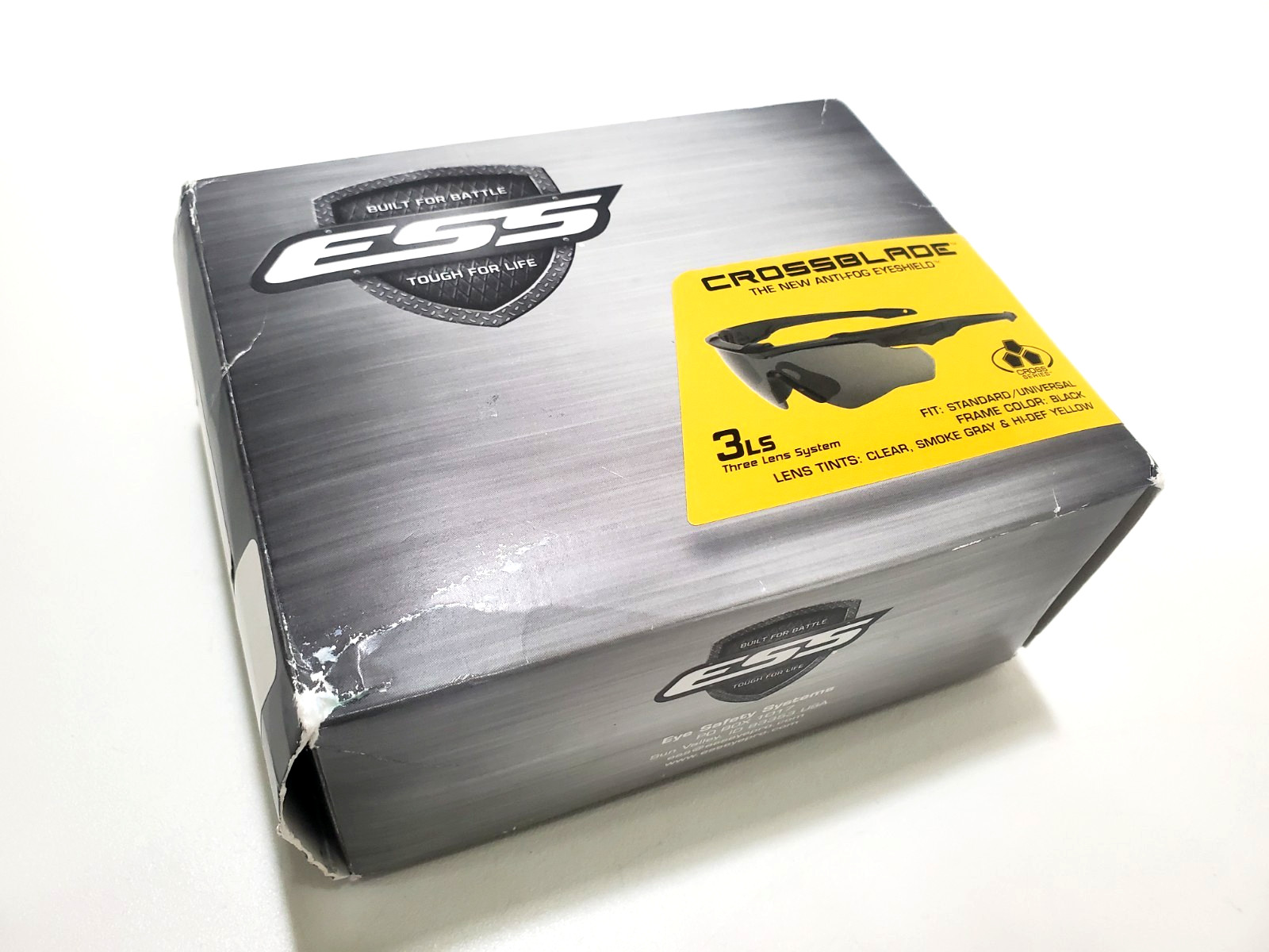 ESS Eyewear CrossBlade Ballistic Glasses 3LS Kit w/ Extra Frames EE9032-07 NSWDG