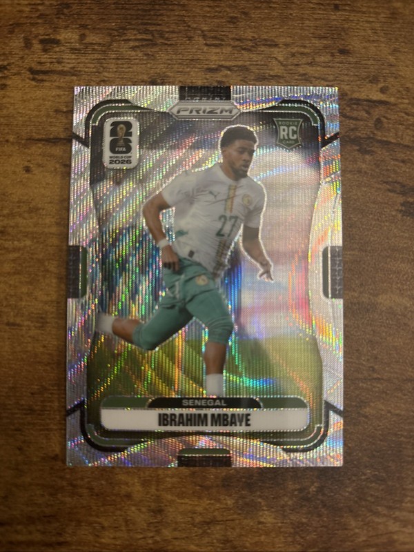 2026 Panini Prizm FIFA World Cup Wave Prizm #405 Ibrahim Mbaye RC