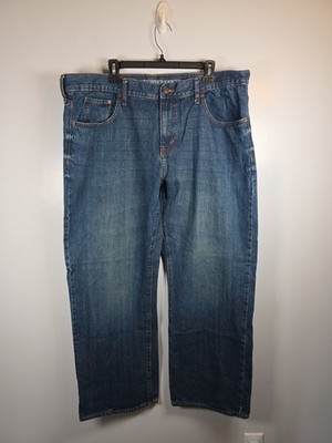 Men's Jeans 40x32 Old Navy Famous Jeans Loose Ample Blue  Denim