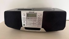 WORKS PERFECTLY Sony Mega Bass CFD-S39 CD Radio Cassette Boombox