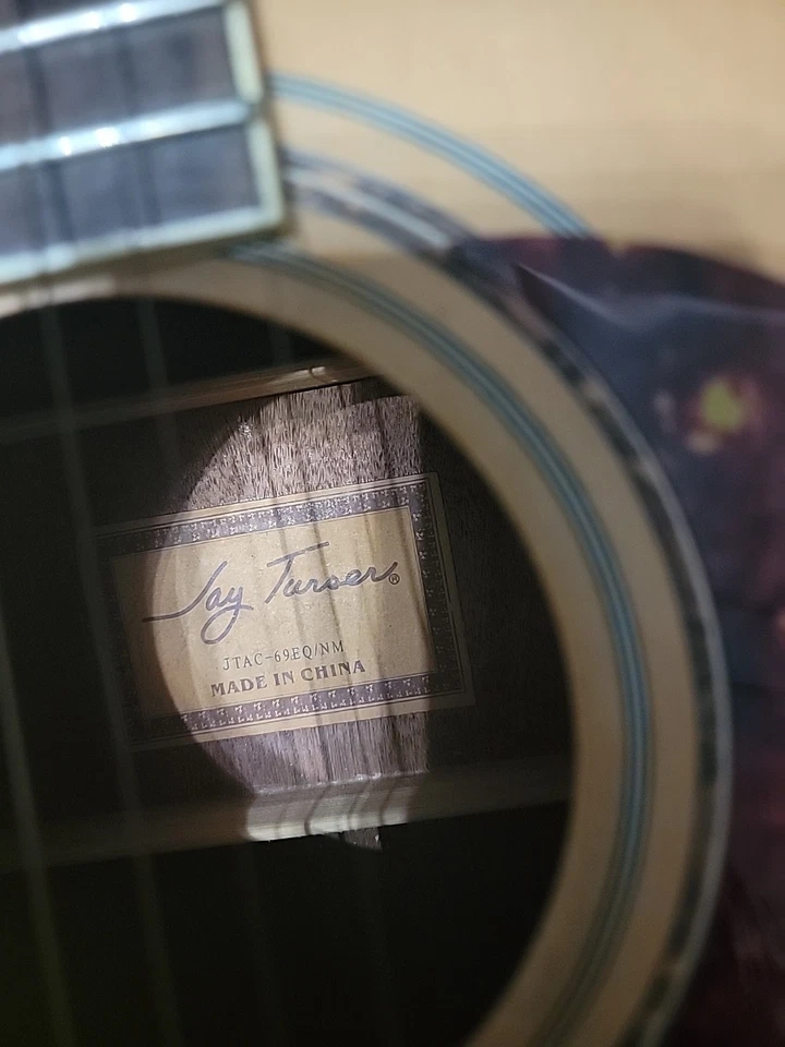 Guitarra eléctrica acústica Jay Turser JTAC-69EQ/NM Foto 3 de 4