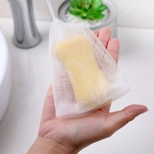 40 Pcs Soap Foaming Net Mesh Bag Facial Cleanser Hanging For Bathing
