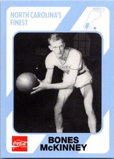 1989-90 Collegiate Collection/Coca-Cola North Carolina's - Bones McKinney